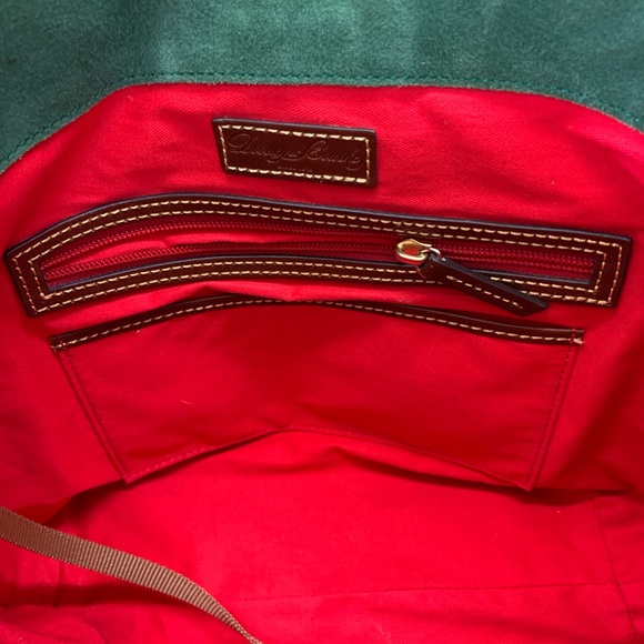 Dooney & Bourke Derby Florentine Hobo Brown Leather Purse - Picture 6 of 11